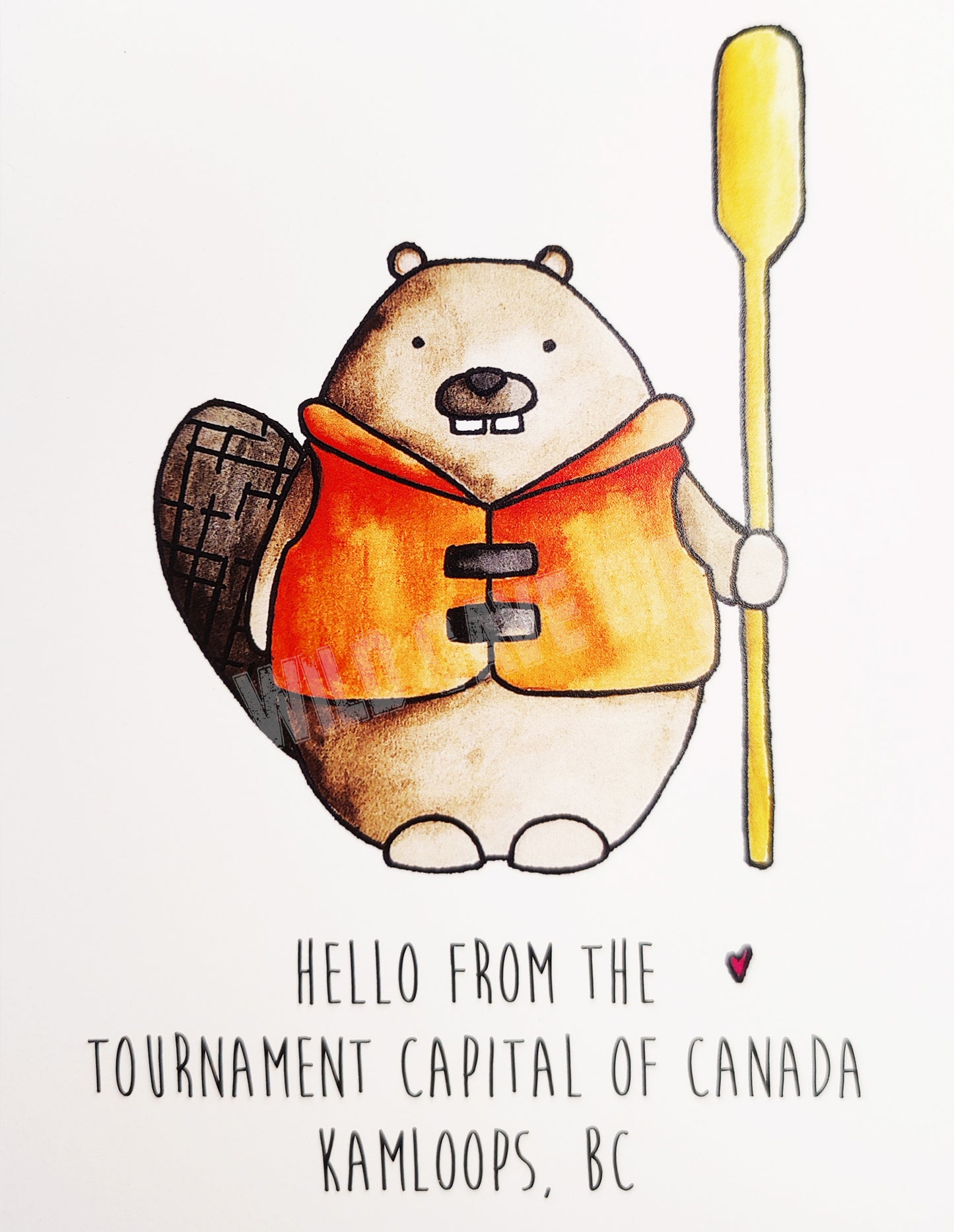 Greeting from Kamloops Card