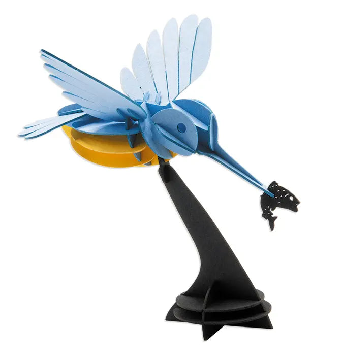 3D PAPER MODEL - Kingfisher bird