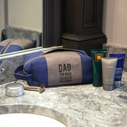 Dad The Legend - Canvas Toiletry Bag