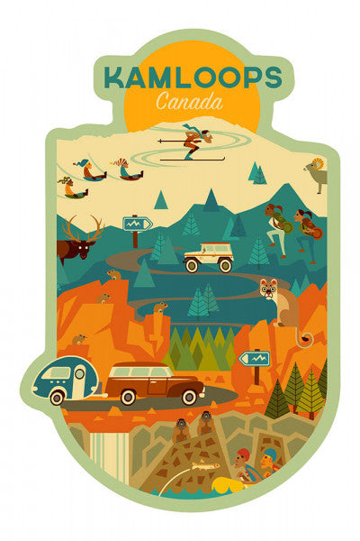 Kamloops Sticker Mountain