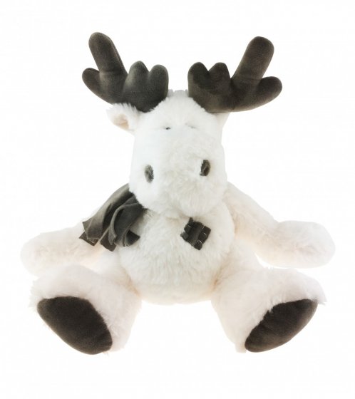 Kalidou Sitting Moose with Scarf