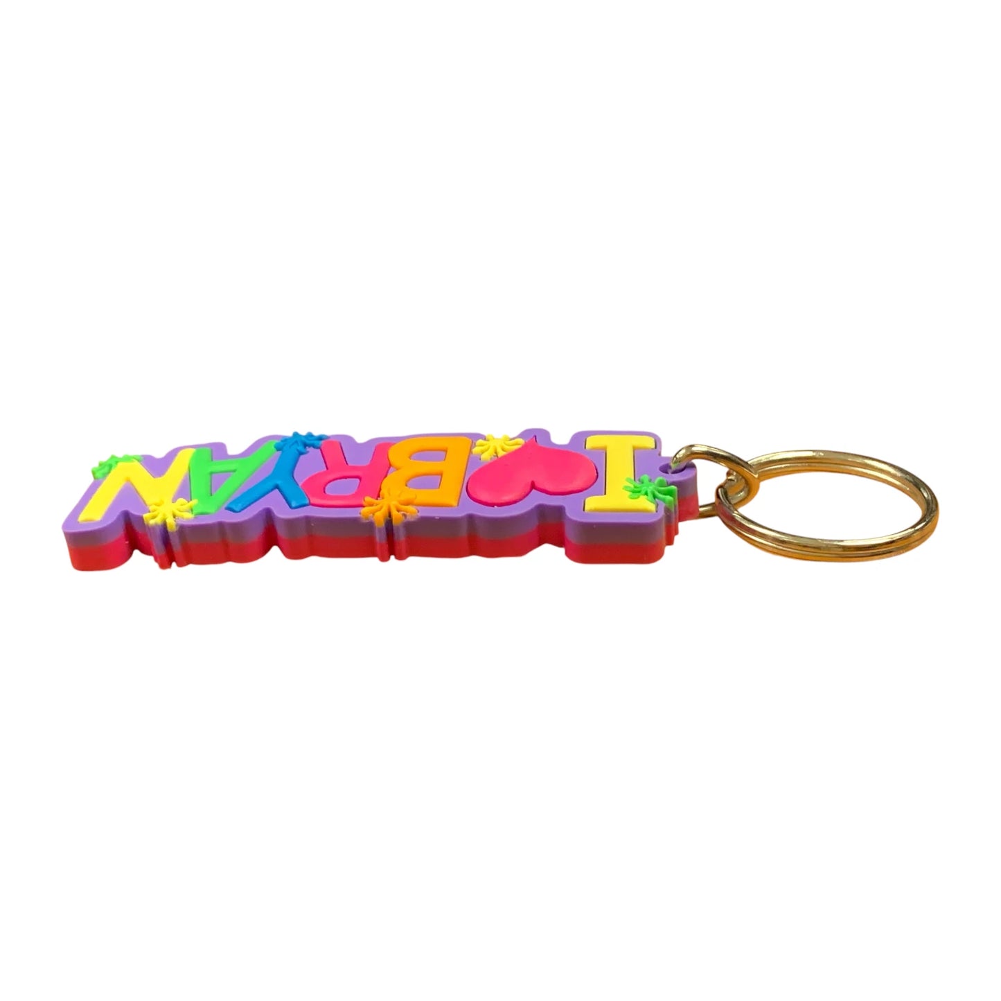 Colourful Name Keychain I š Bryan