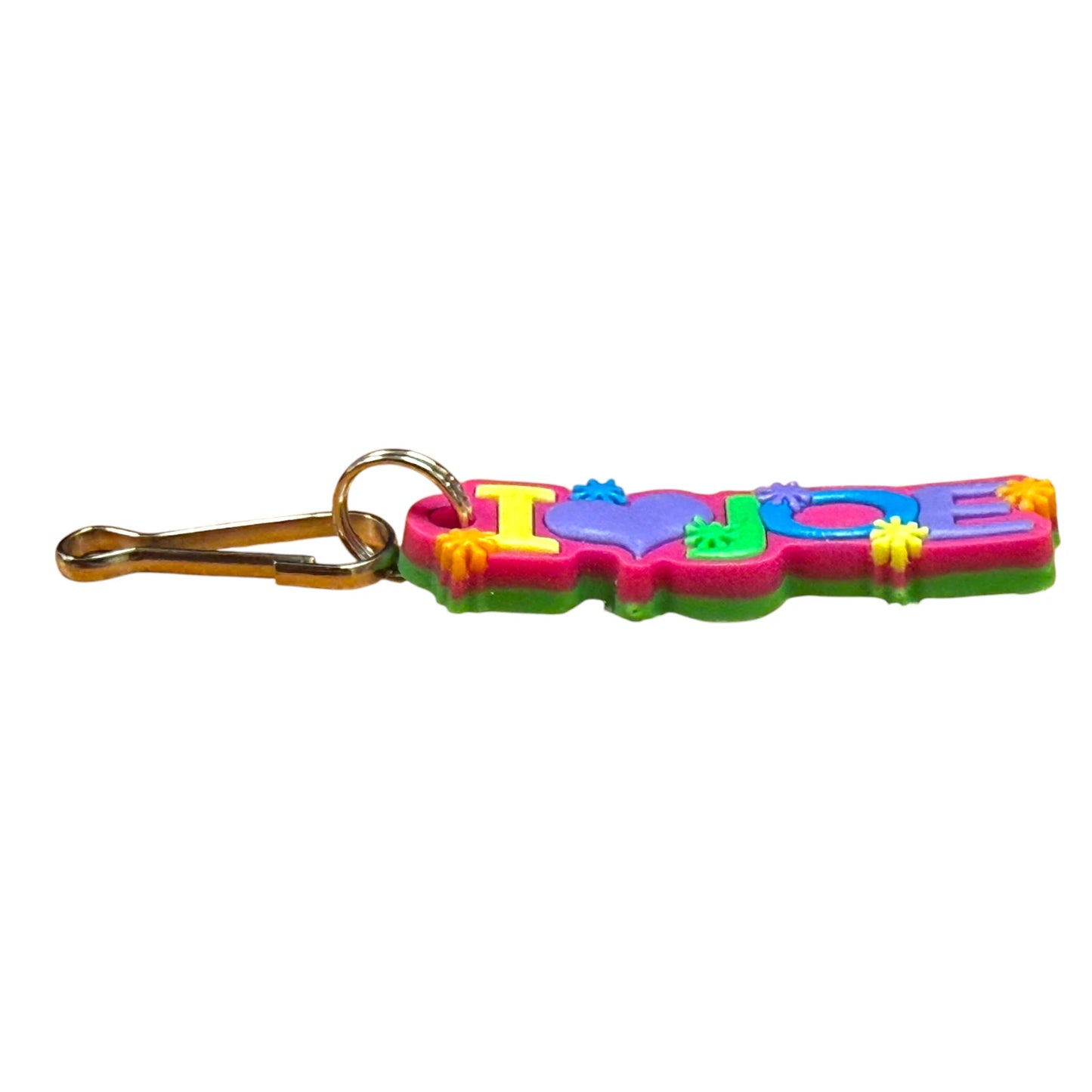 Colourful Name Keychain I š Joe