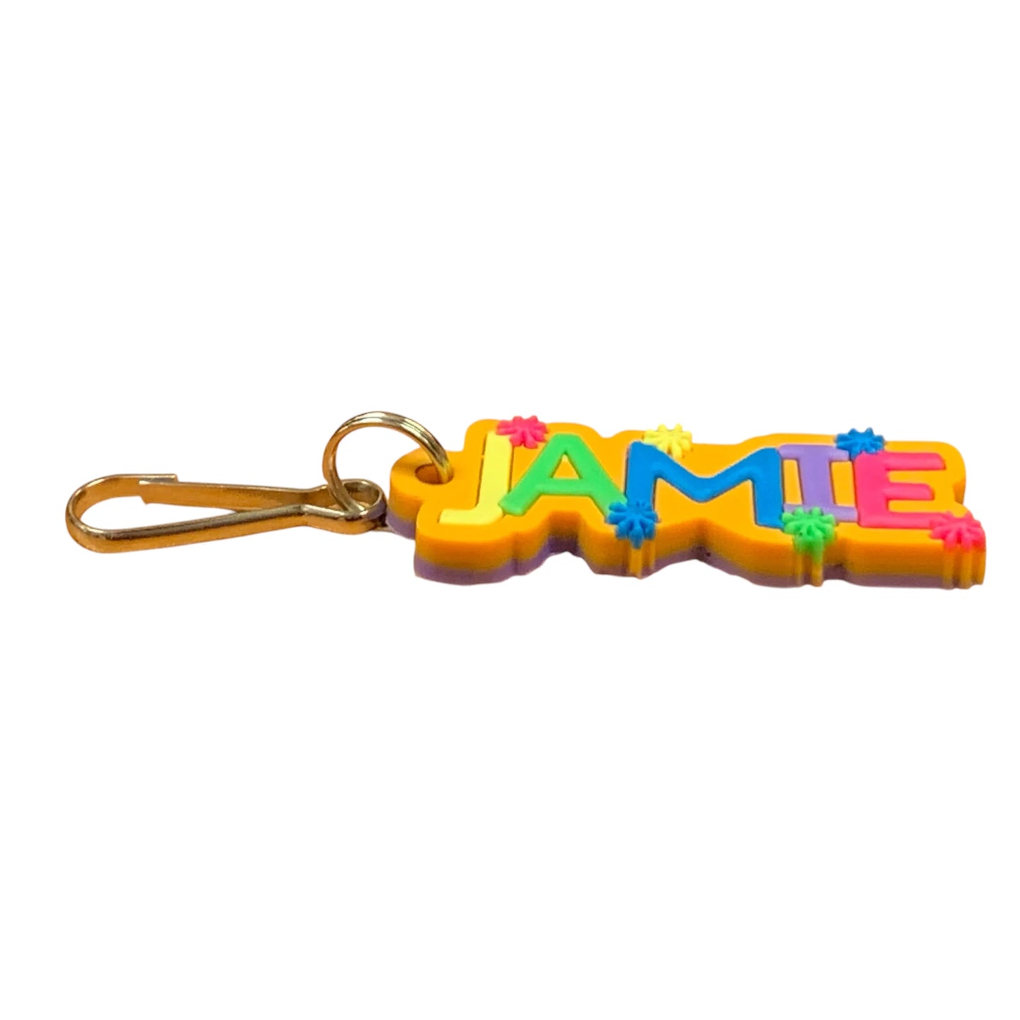 Colourful Name Keychain Jamie (Orange)
