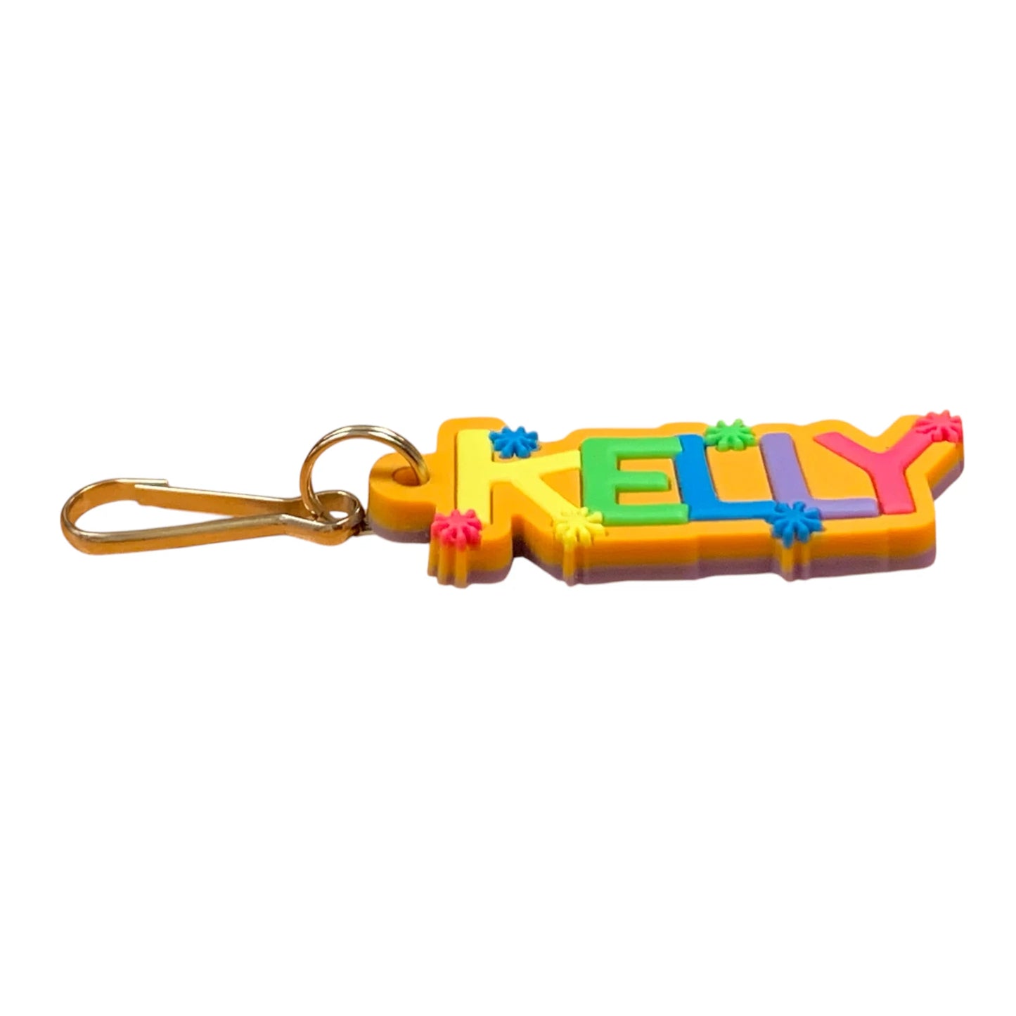 Colourful Name Keychain Kelly (Orange)