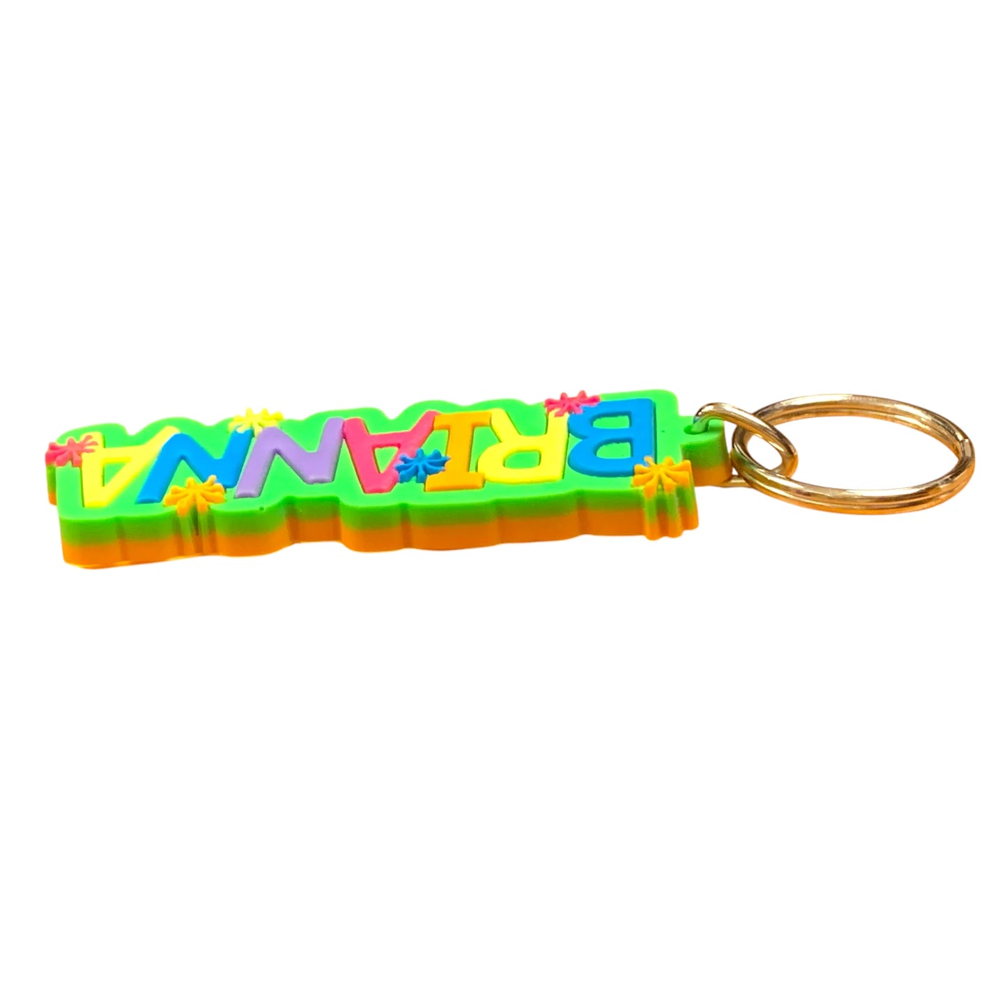 Colourful Name Keychain Brianna (Green)
