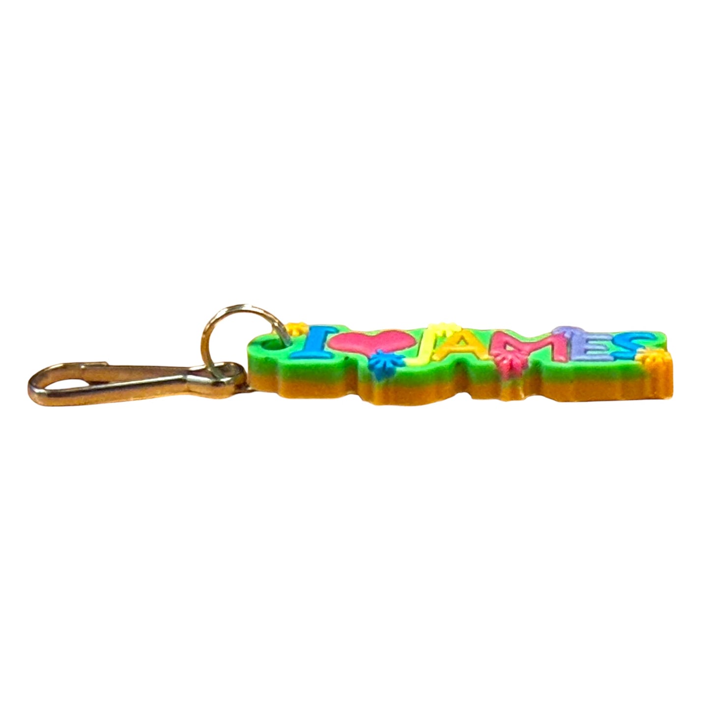 Colourful Name Keychain I š James