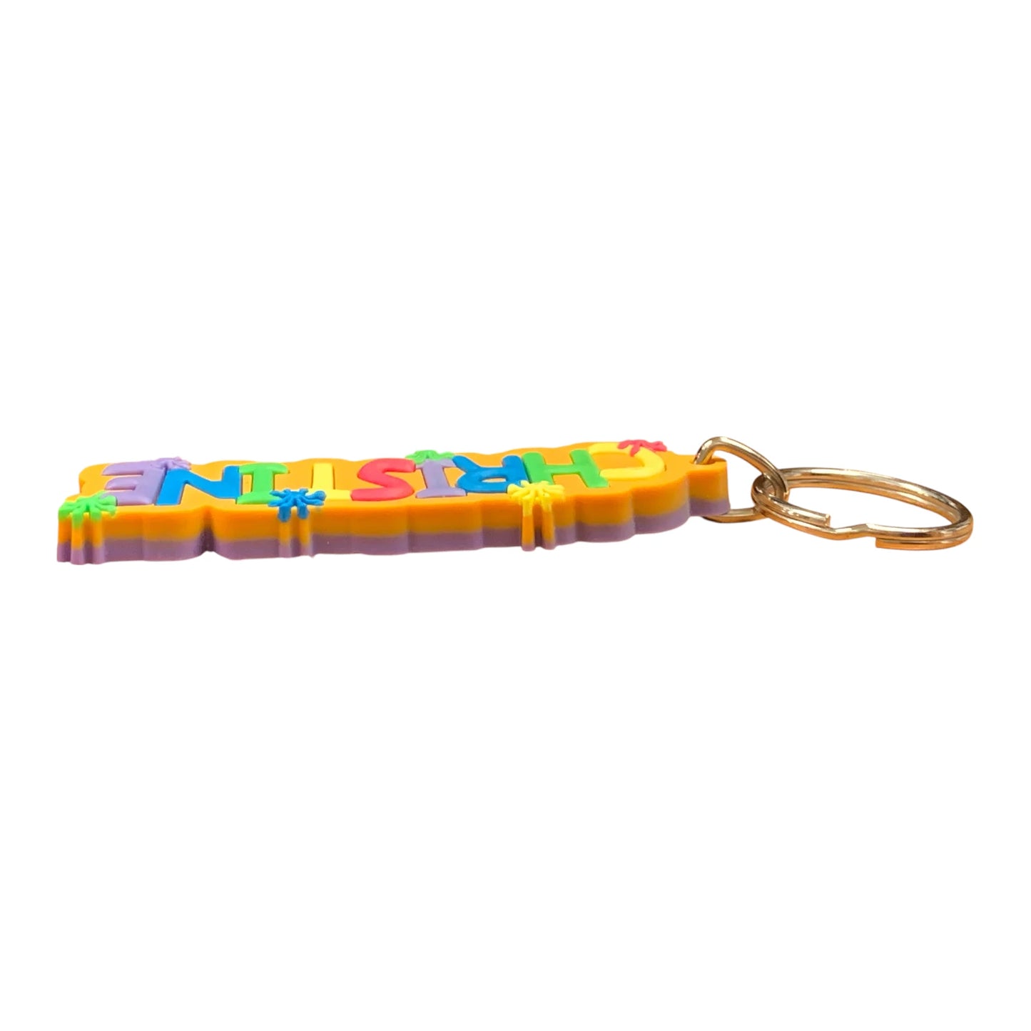 Colourful Name Keychain Christine