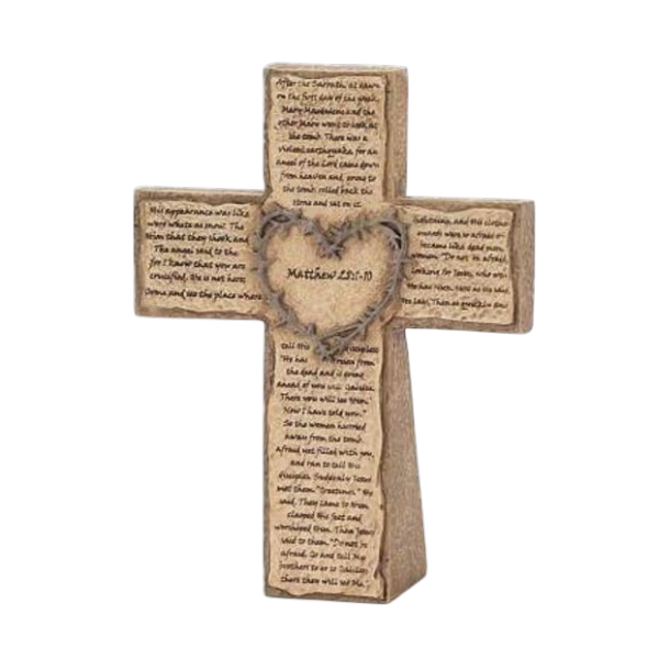 Crown Of Thorns Tabletop Cross