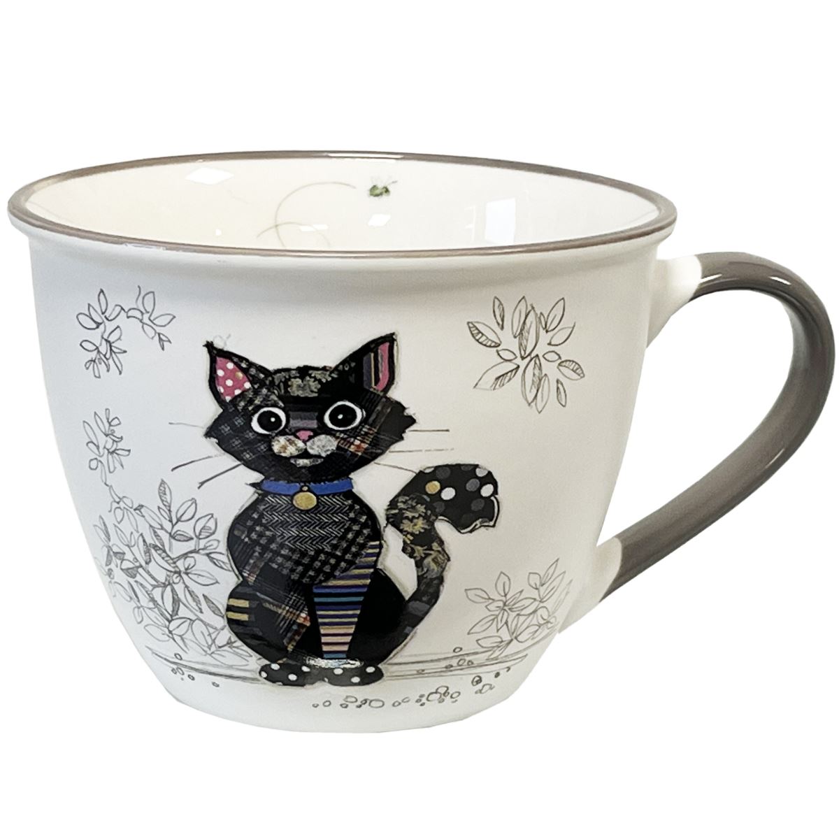 Black Cat Latte Mug