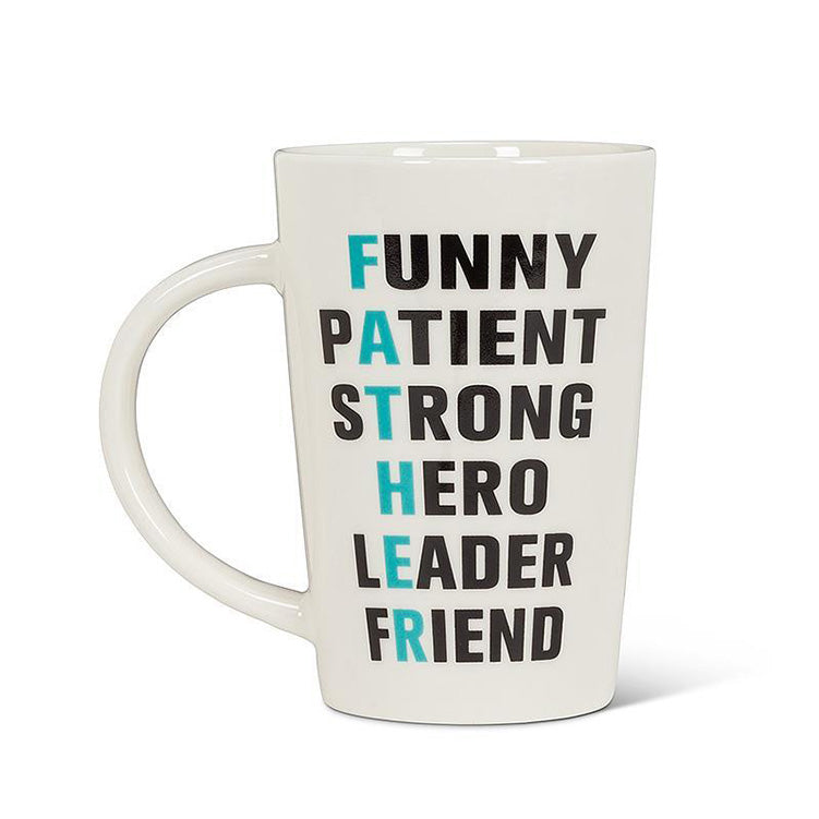 Father Text Tall Mug