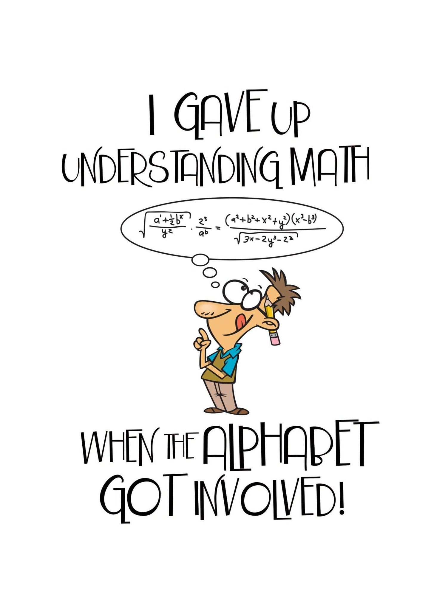 I Gave Up Understanding