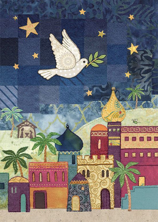 Bug Art Dove Card