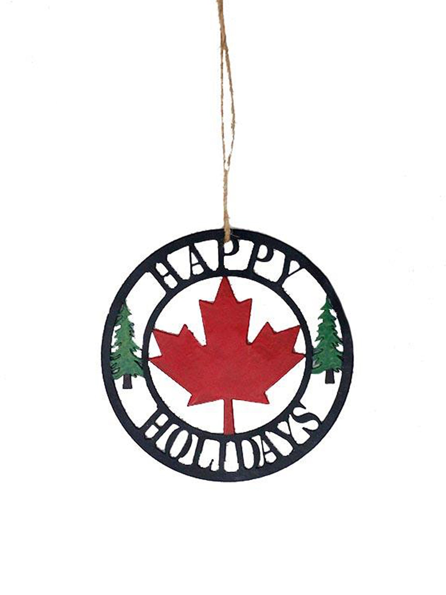 Canada Happy Holidays Ornament