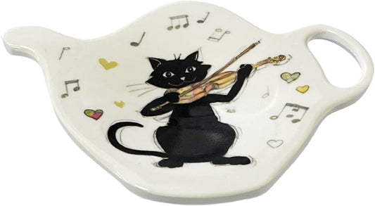 Kitten Teabag/Spoon Holder