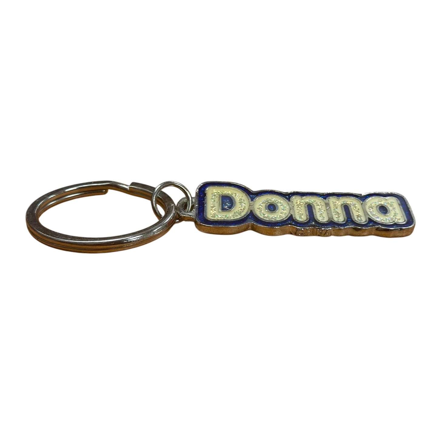 Colourful Name Keychain Donna (Blue)