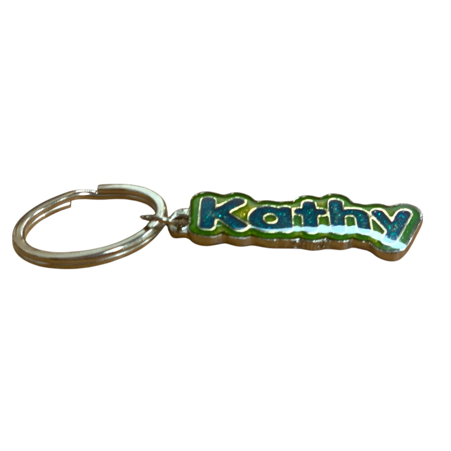 Colourful Name Keychain Kathy (Green)