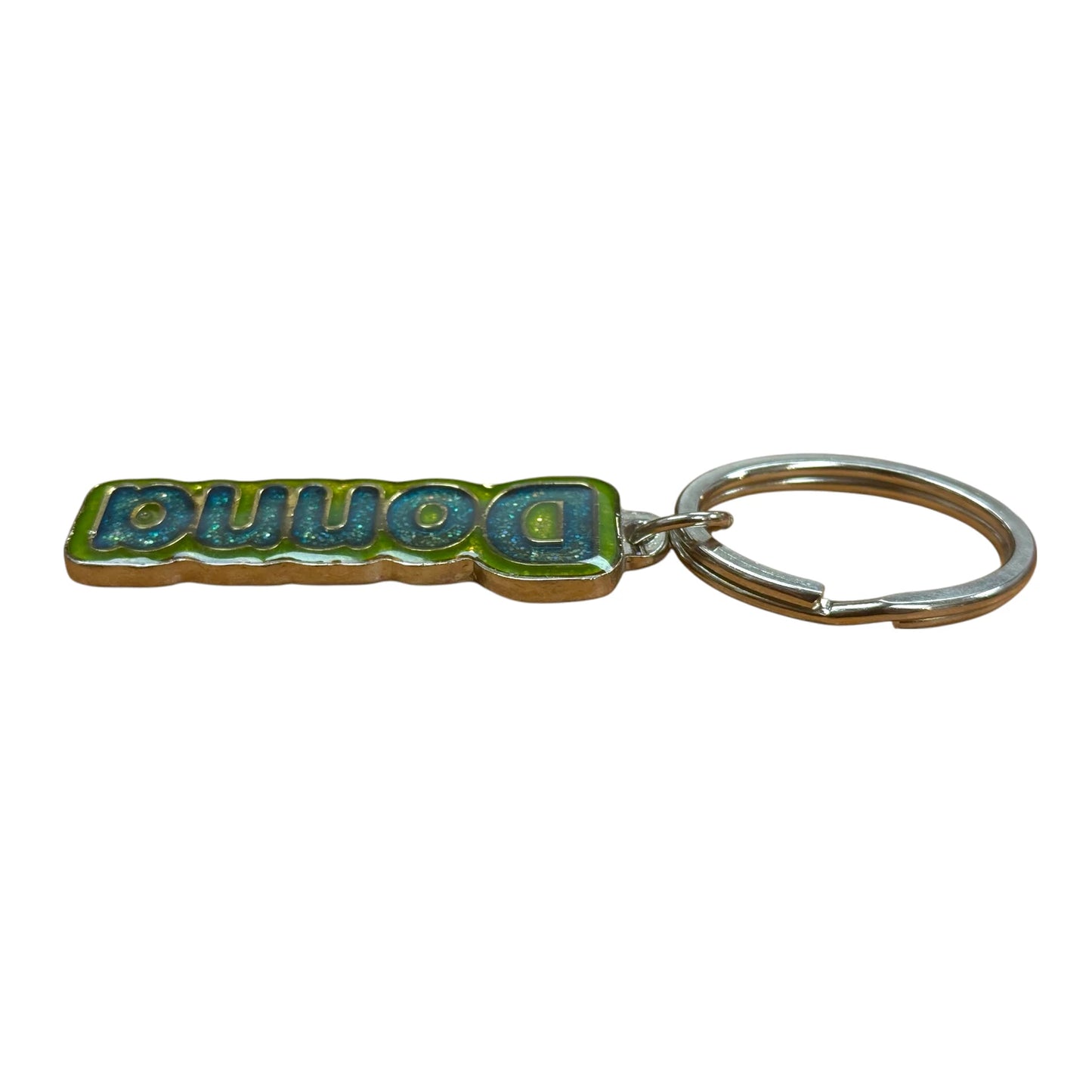 Colourful Name Keychain Donna (Green)