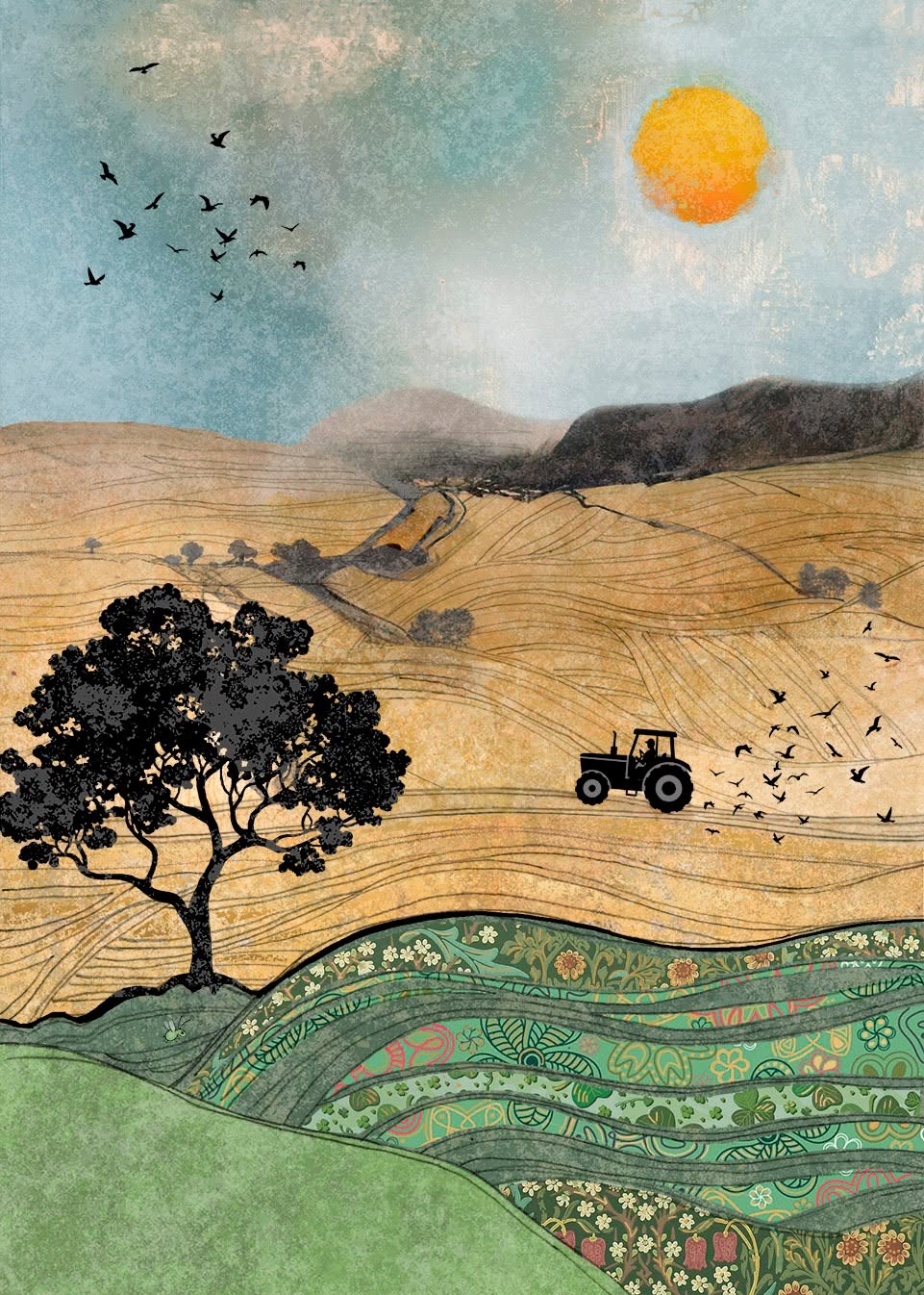 Bug Art Tractor Field Card