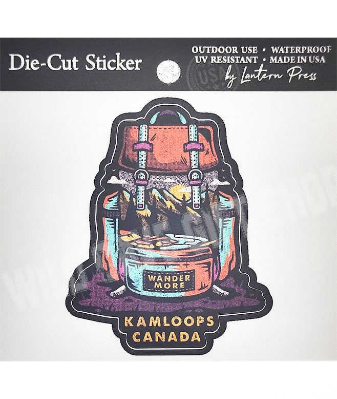 Kamloops Sticker Backpack