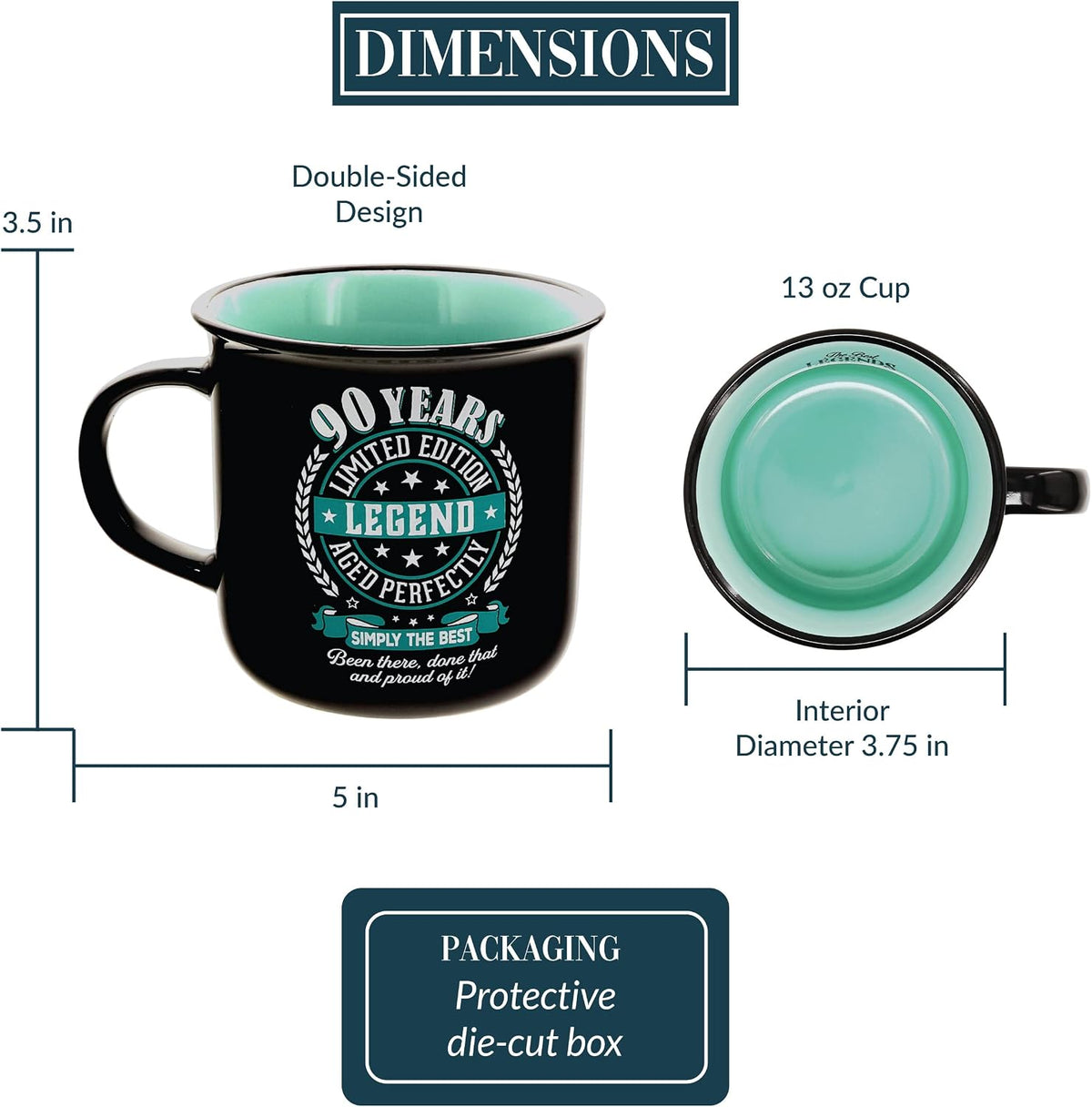 Legends 90 Years Mug