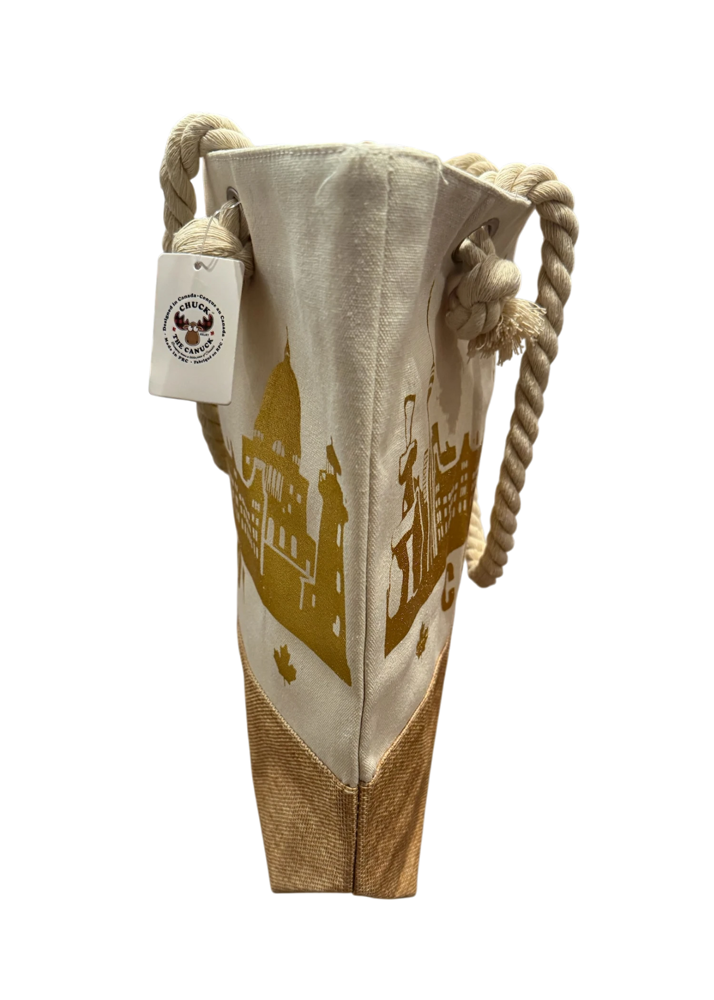 Canada Skyline Beach Bag