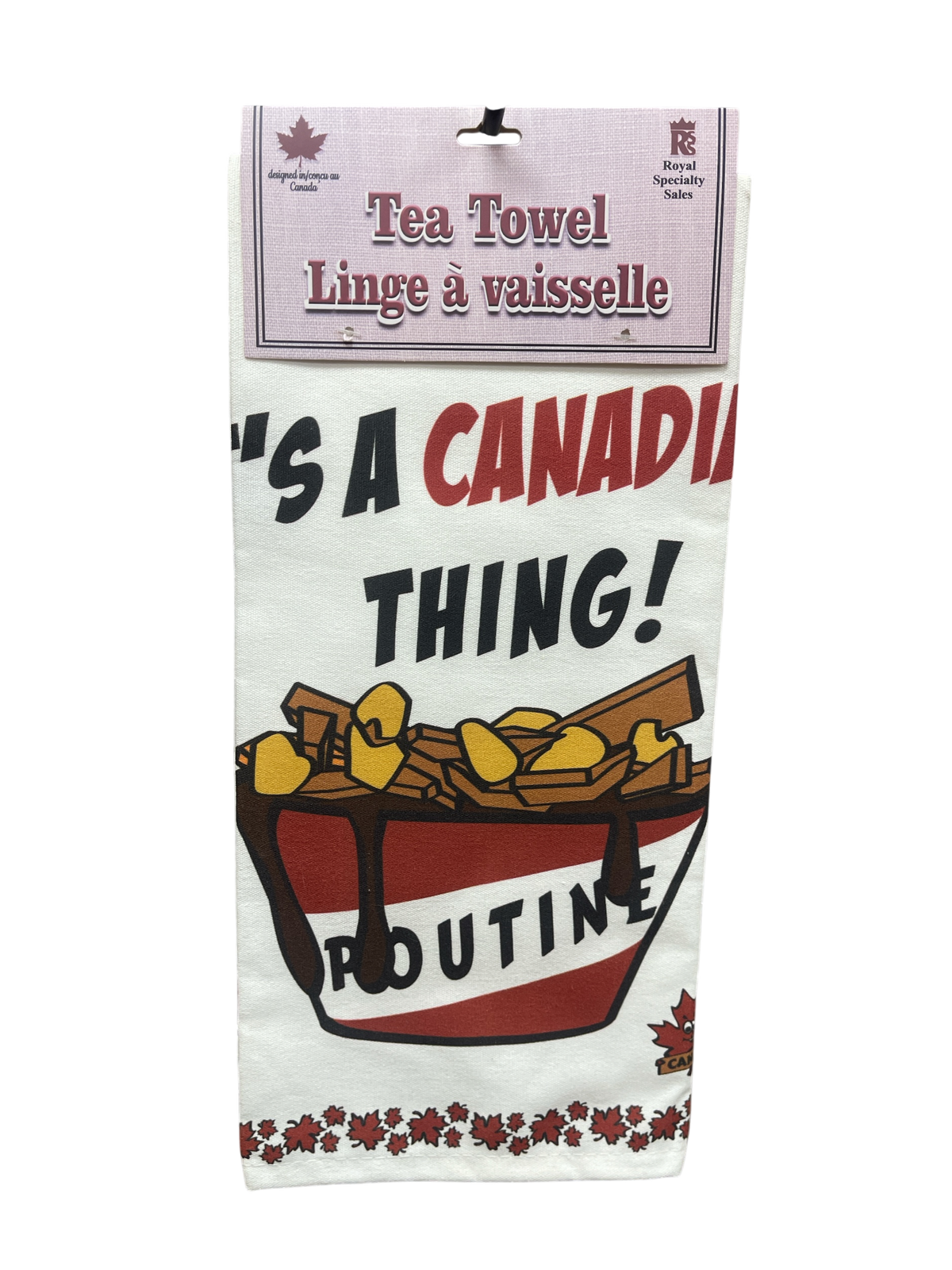 Canada Poutine Tea Towel