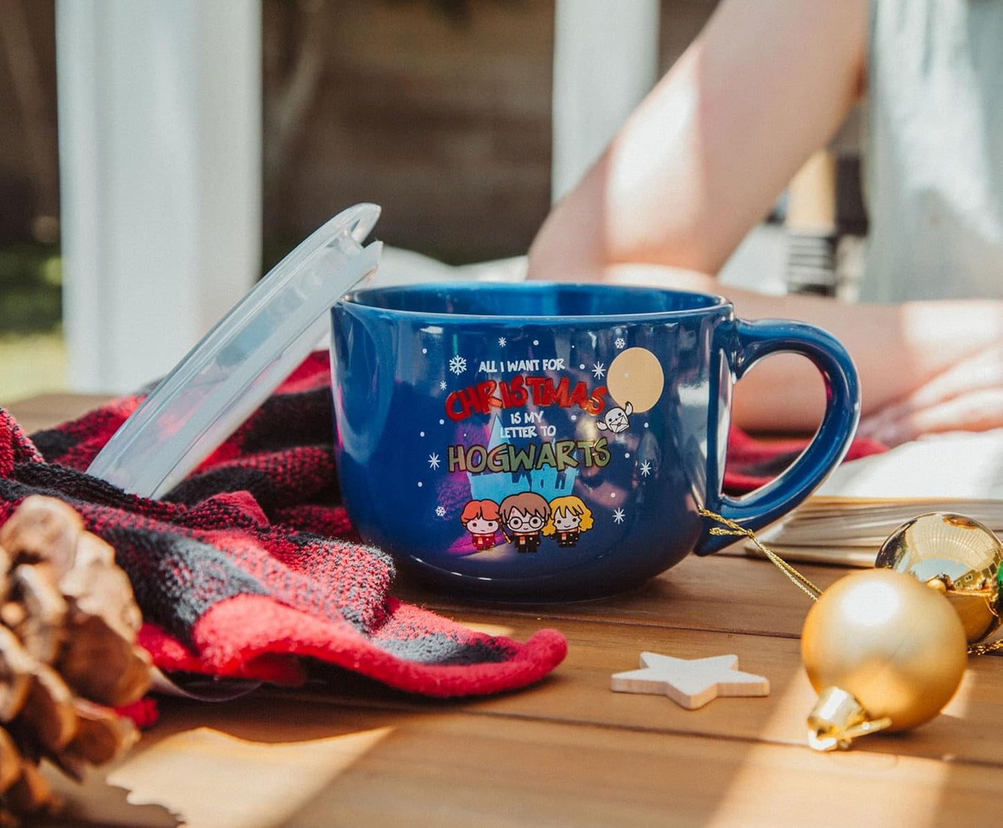 Holiday Golden Trio Soup Mug Lid