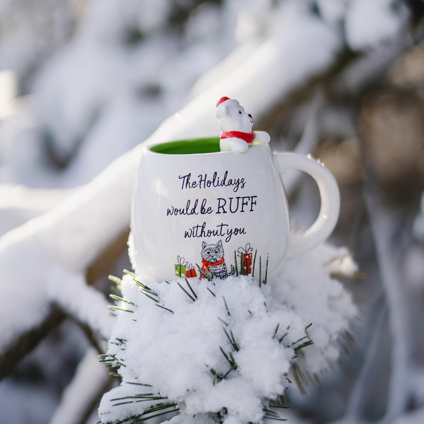 Ruff Without You Christmas Mug