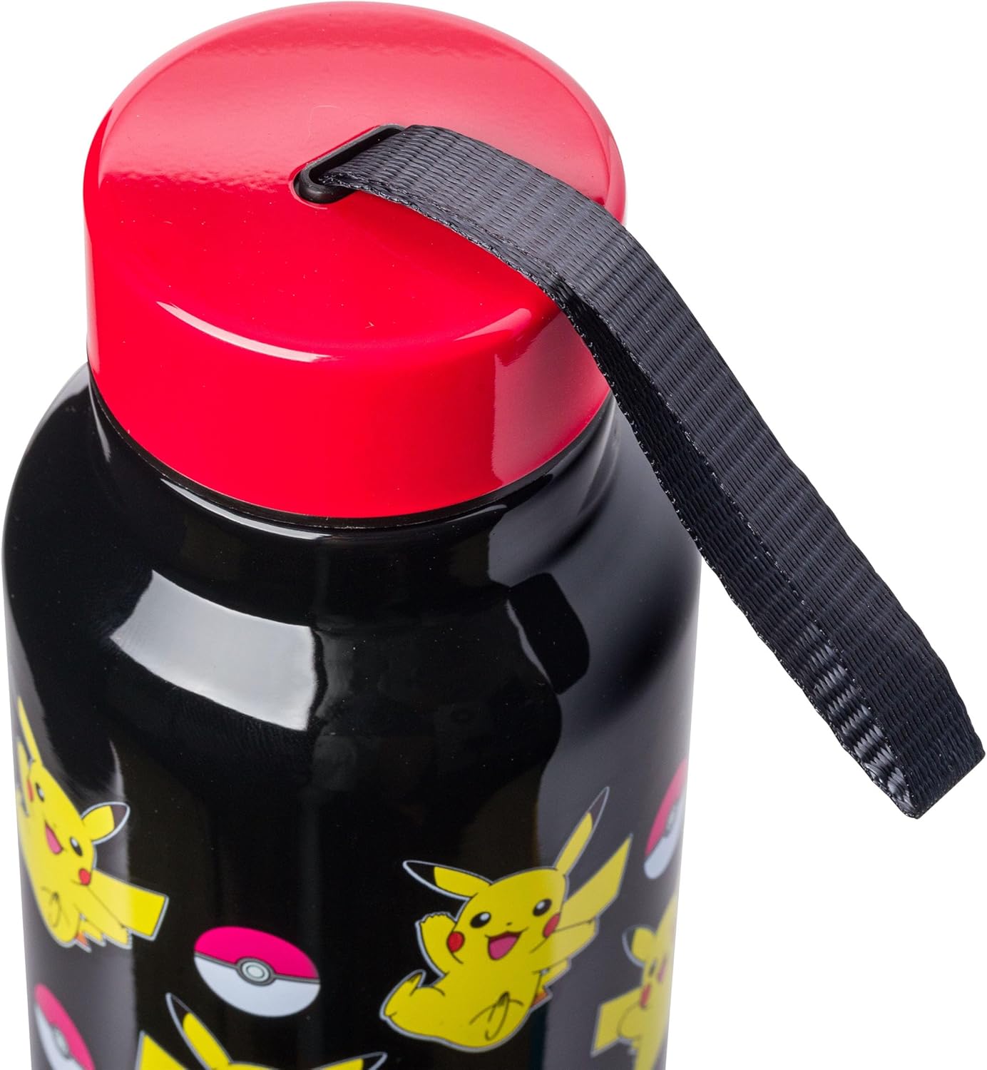 Pikachu Stainless Steel Water Bottle with Strap