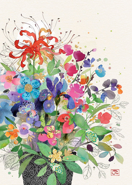 Bug Art Floral Mix Card