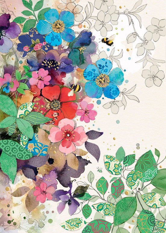 Bug Art Colourful Mix Card