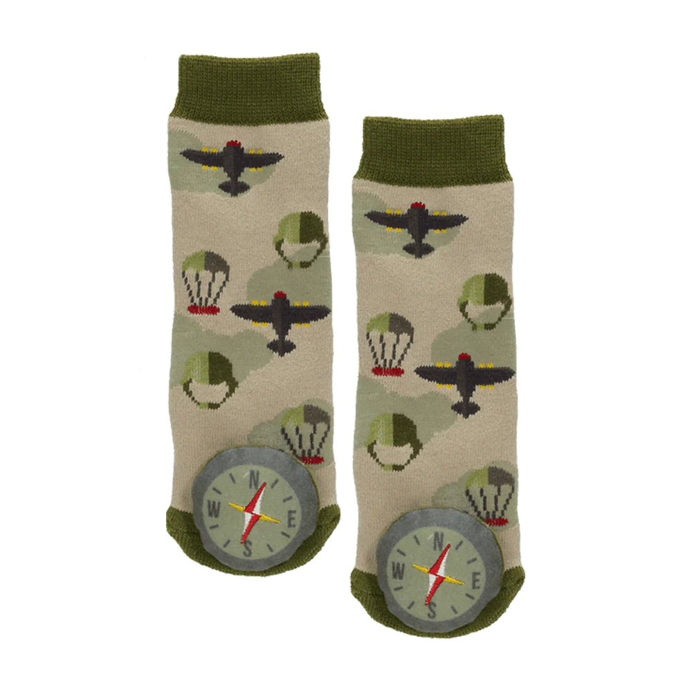 Adventure Baby Socks with Compass