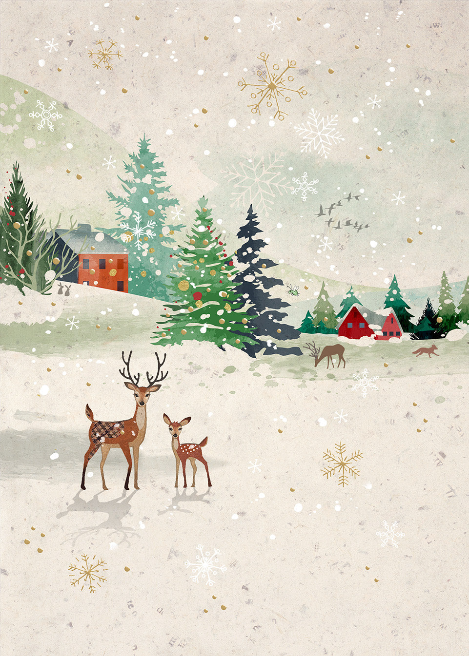 Bug Art Deerscape Card