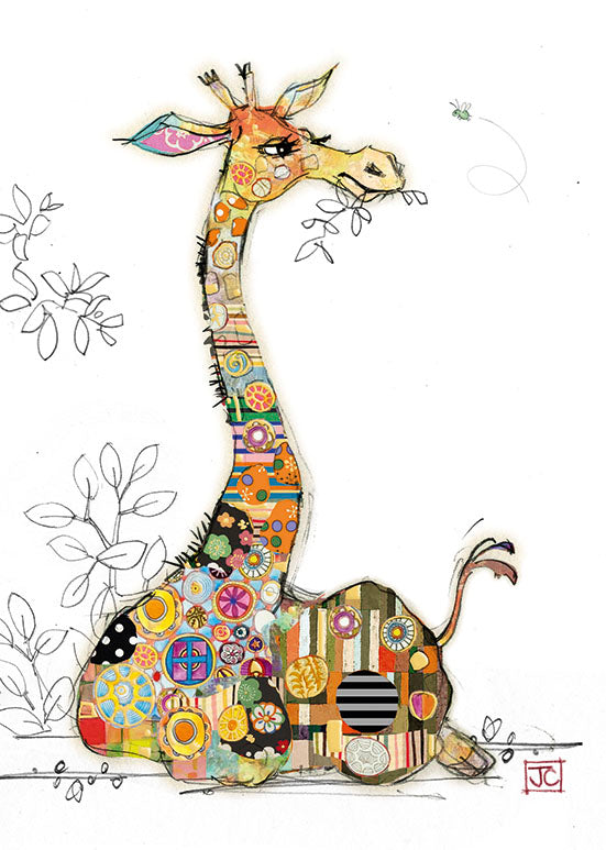 Bug Art Gerry Giraffe Card
