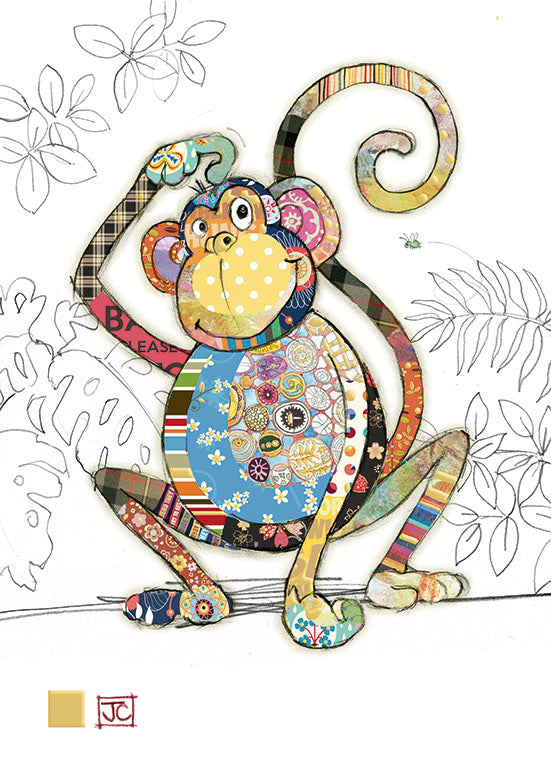Bug Art Monty Monkey Card