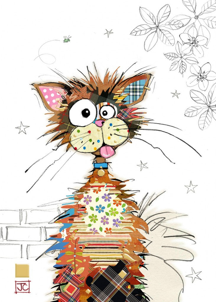 Bug Art Ziggy Cat Card