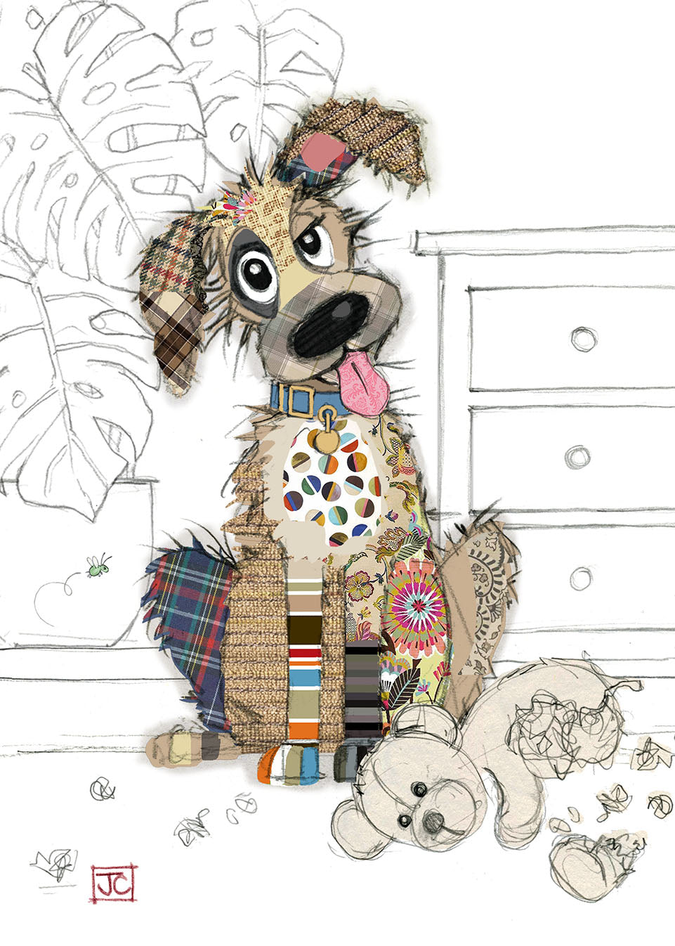 Bug Art Murphy Mutt Card