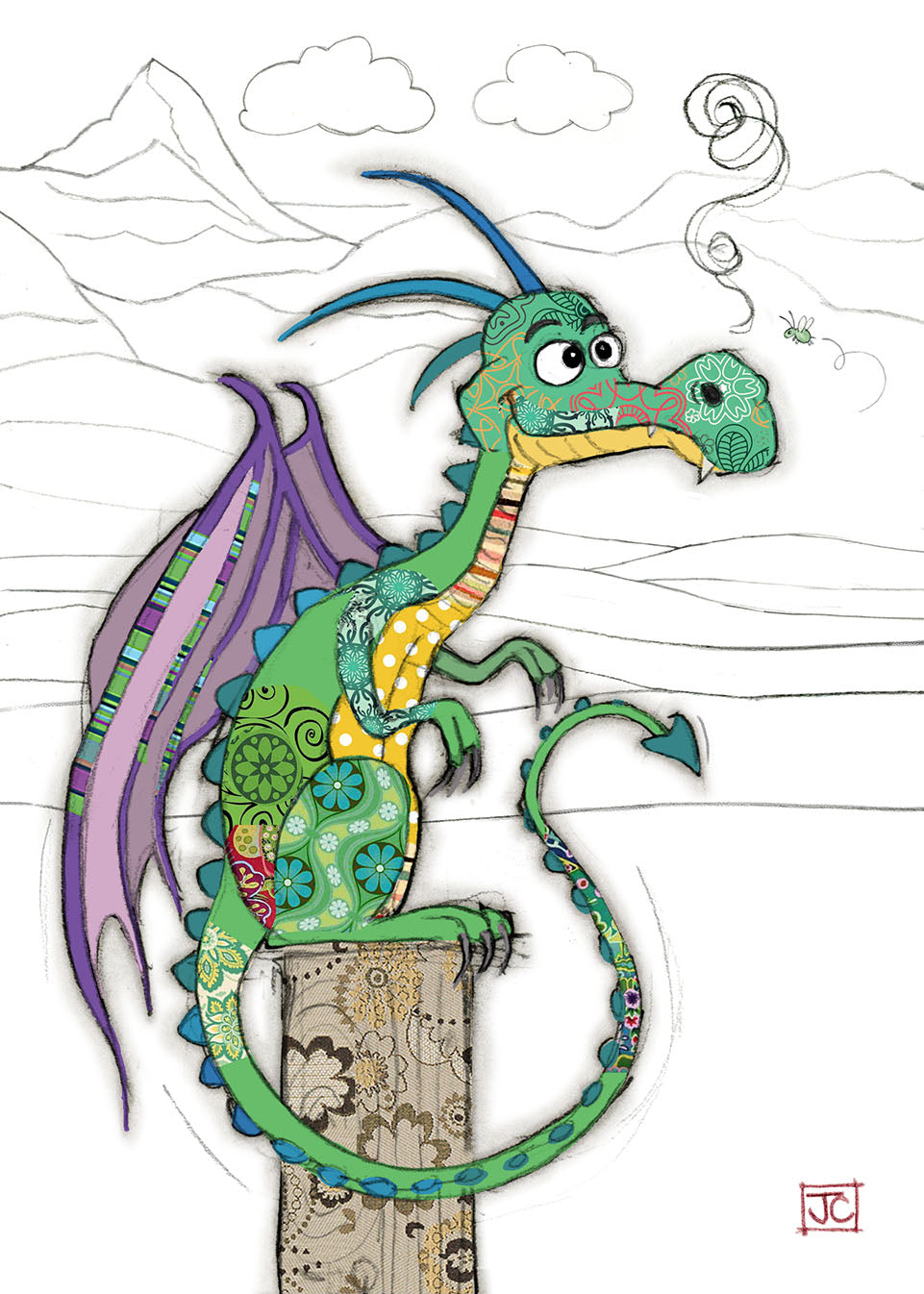 Bug Art Duncan Dragon Card