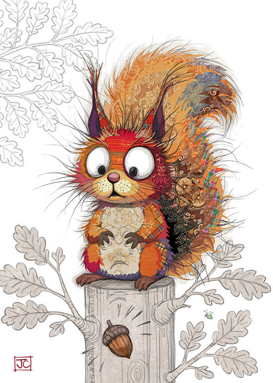 Bug Art Sarah Squirrel