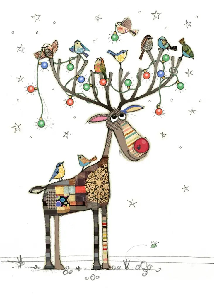 Bug Art Rudolph Reindeer