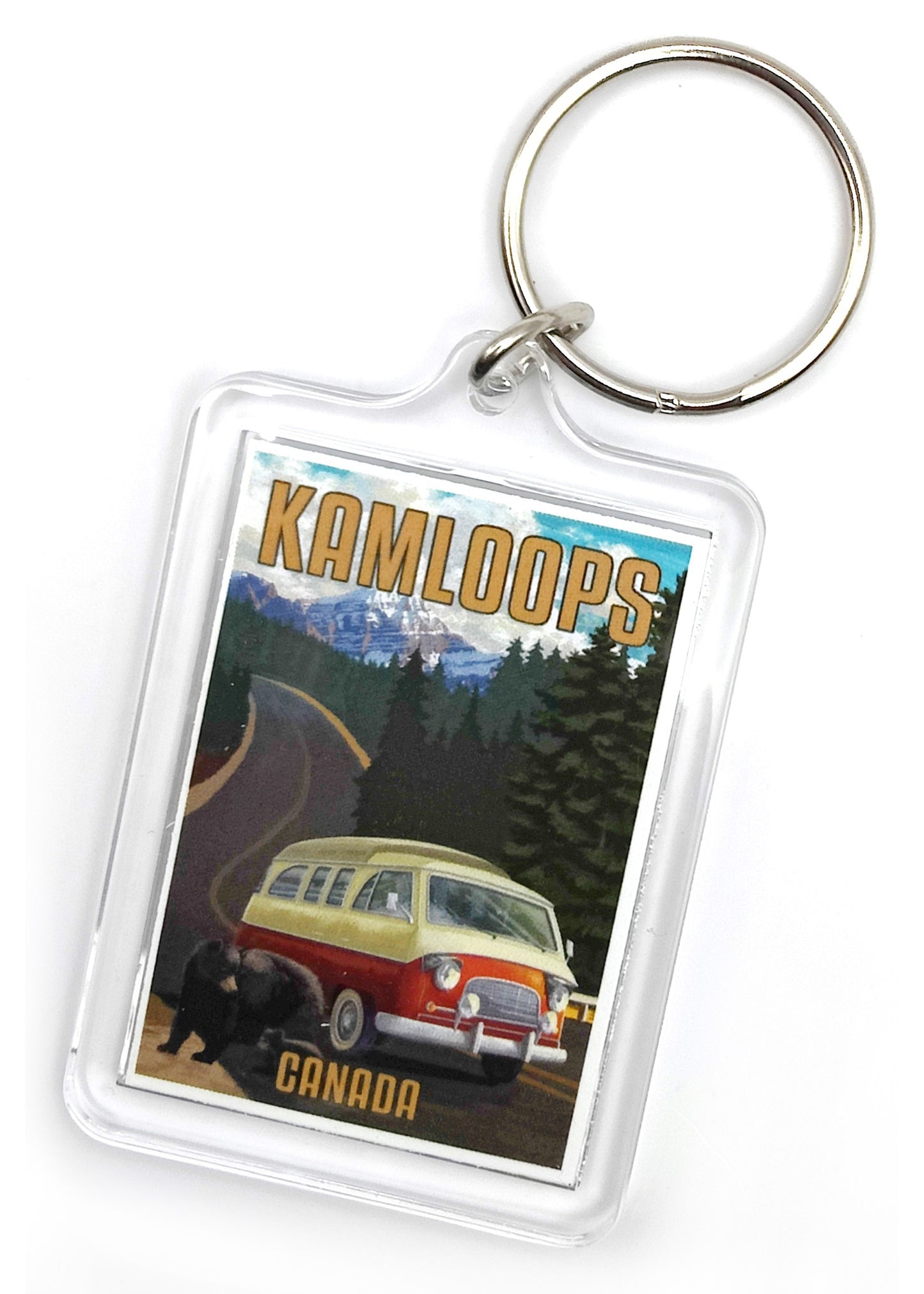 Kamloops Keychain Bus and Bears