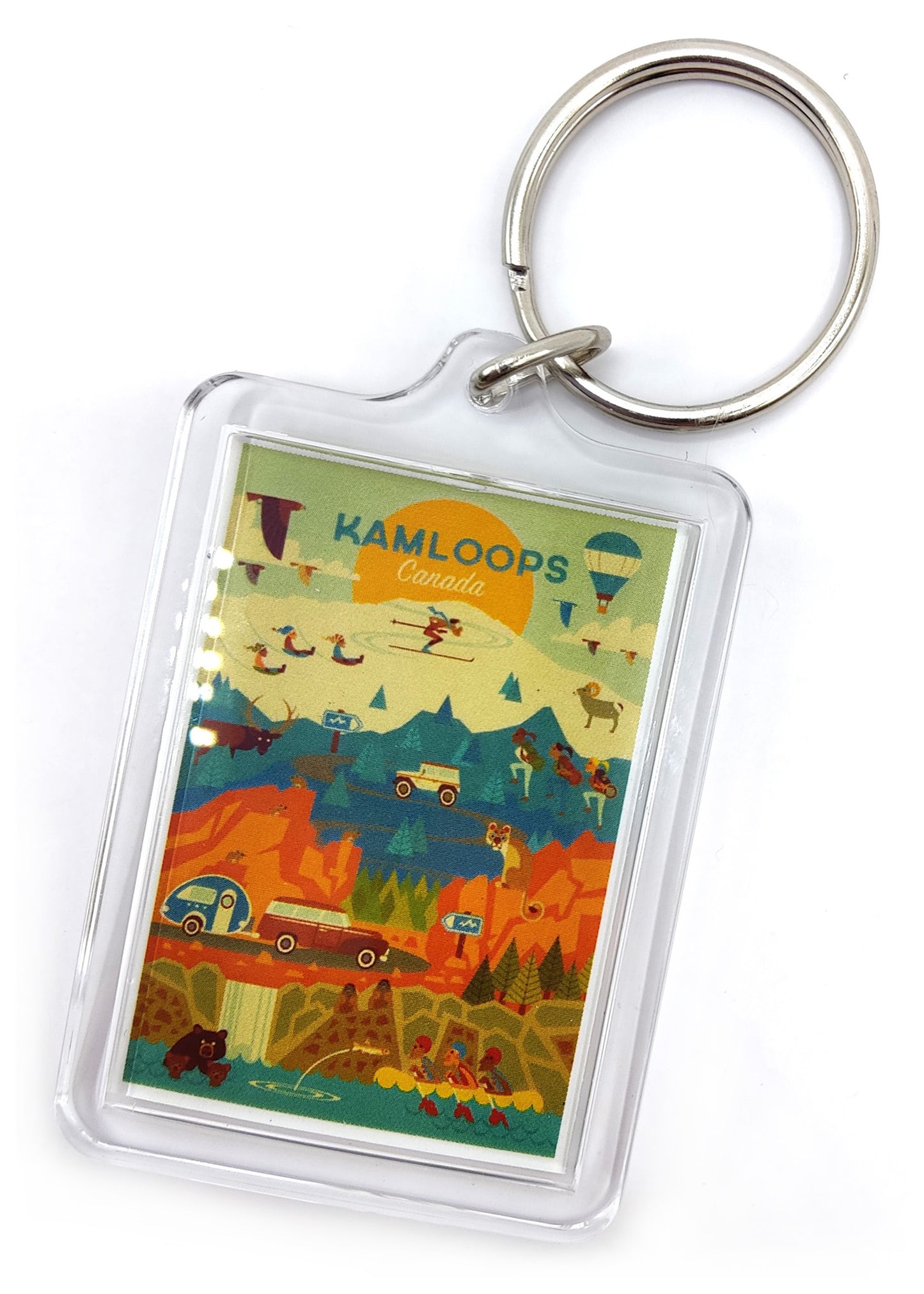 Kamloops Keychain Mountain