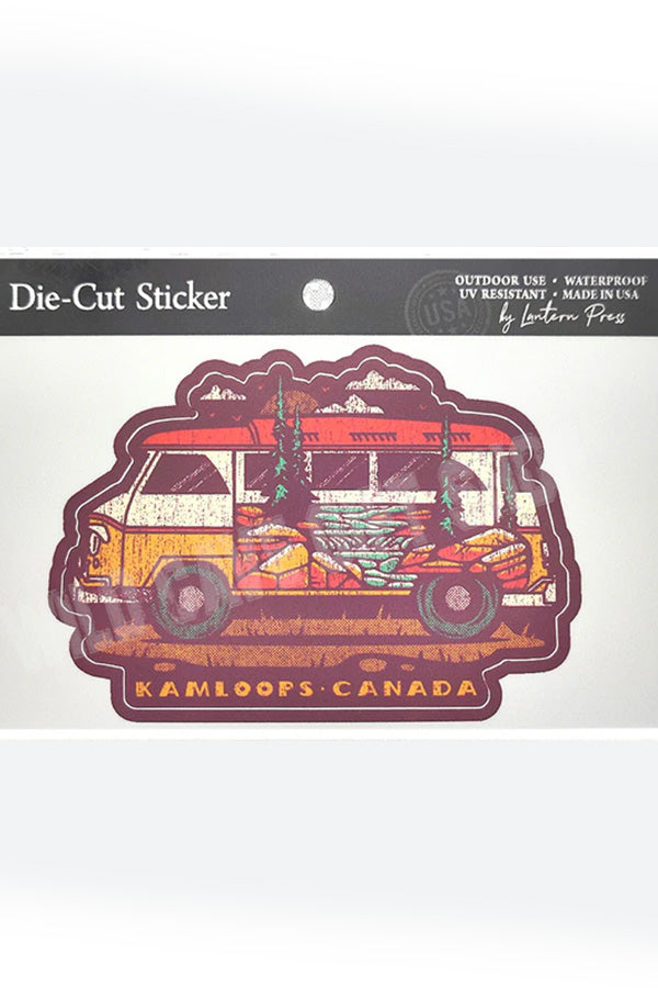 Kamloops Sticker LP Camper Van