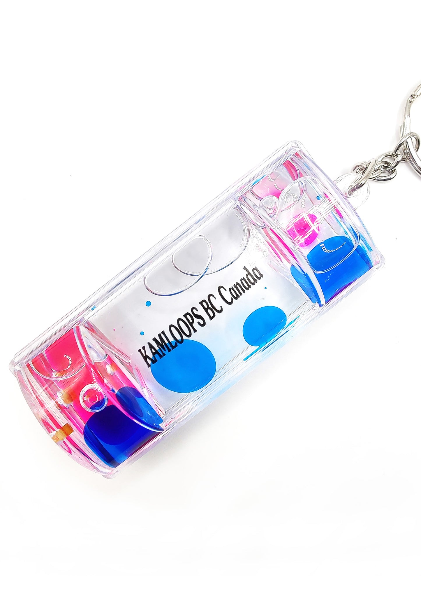Kamloops Liquid Timer Keychain
