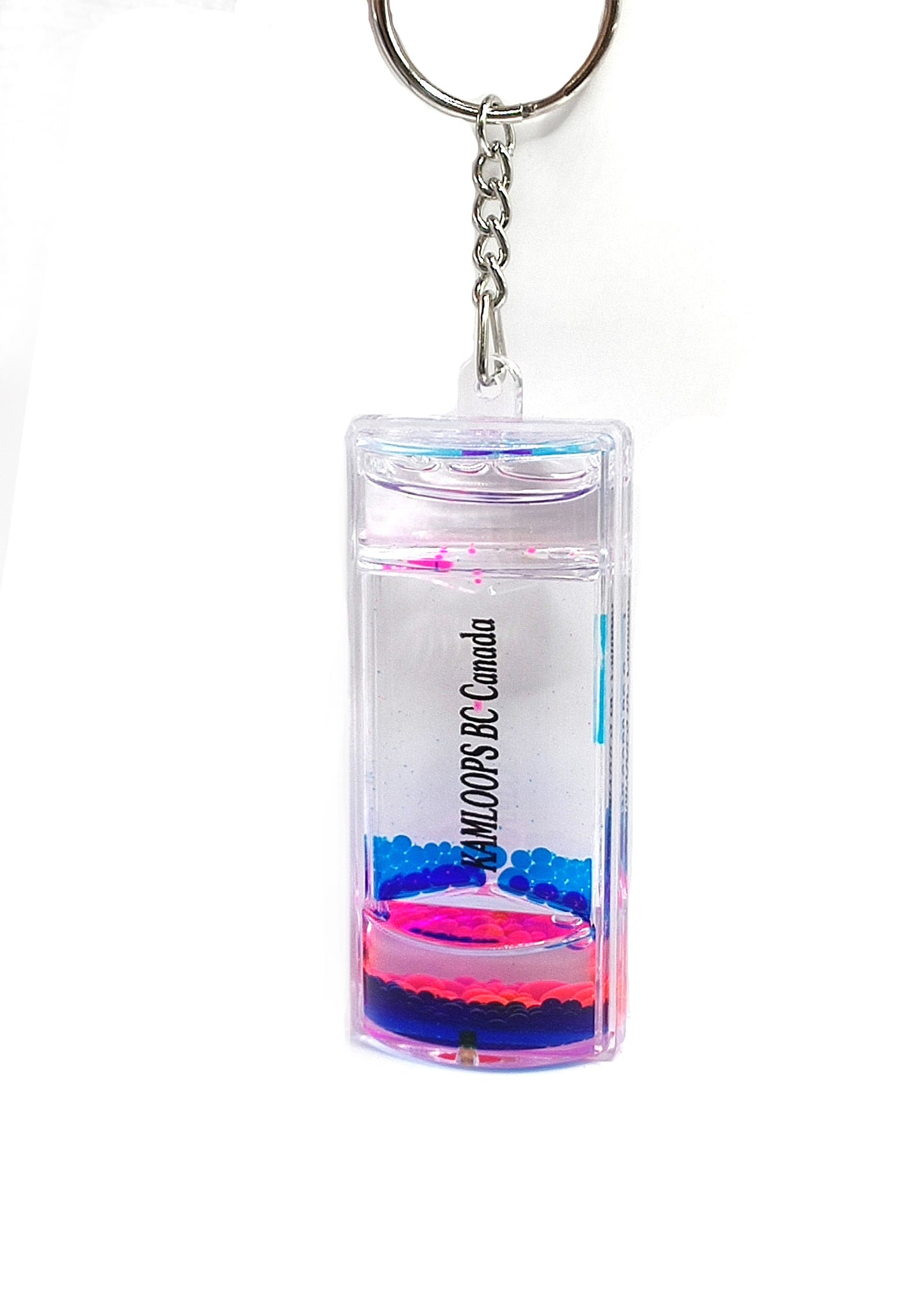 Kamloops Liquid Timer Keychain