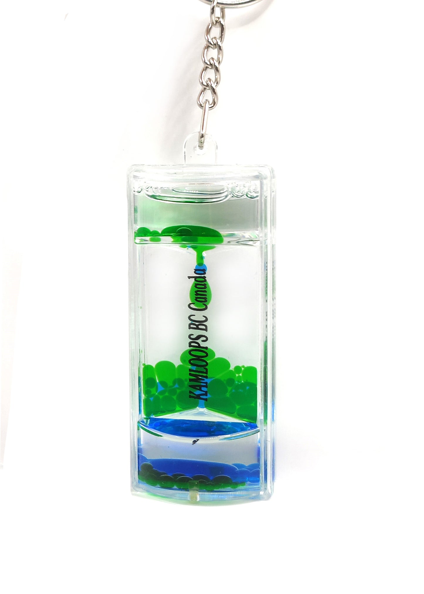 Kamloops Liquid Timer Keychain