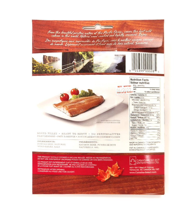 Smoked Wild Pink Salmon 4oz
