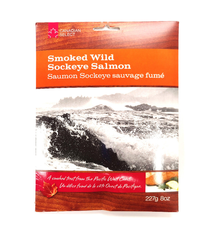 Smoked Wild Sockeye Salmon 8oz
