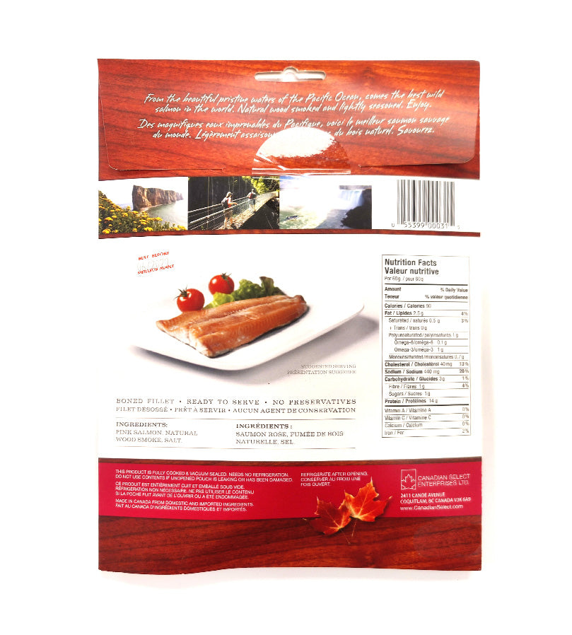 Smoked Wild Pink Salmon 8oz
